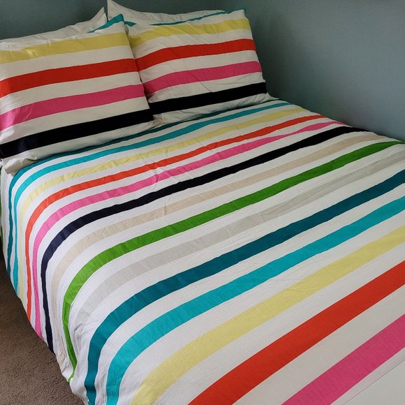 kate spade Bedding Kate Spade Candy Stipe Fullqueen Comforter Set